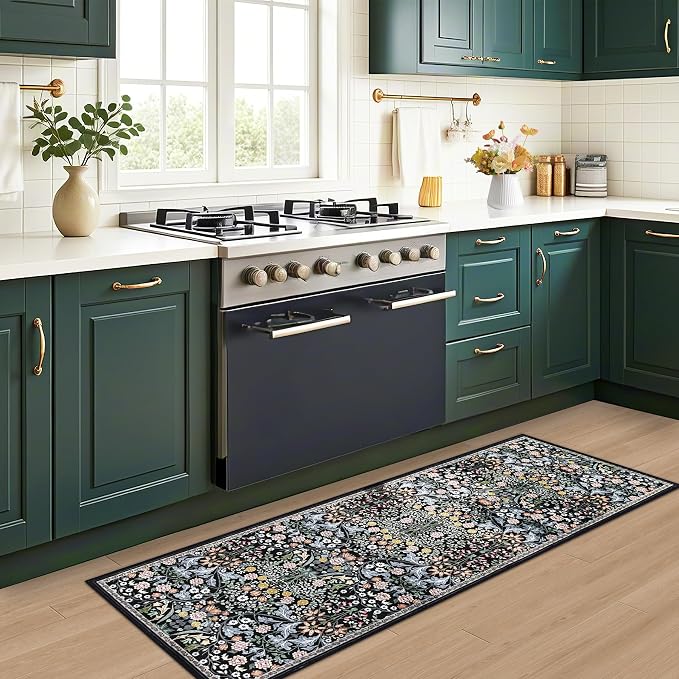 Runner Rug for Entryway: 2x5 Kitchen Rugs Non Slip Washable Ultra-Thin Soft - Image 5