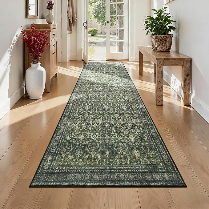 Lofus 2'6"x8' Area Rug for Hallways, Low Pile Soft Carpet Runner for Kitchen - Image 9