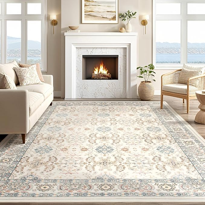 Vintage Living Room Area Rug 6x9 - Image 6