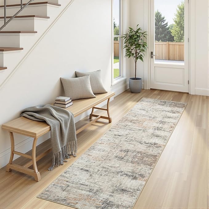 Lofus 2 x10 Area Rug for Hallways, Low Pile Soft Carpet Runner for Kitchen by Lofus