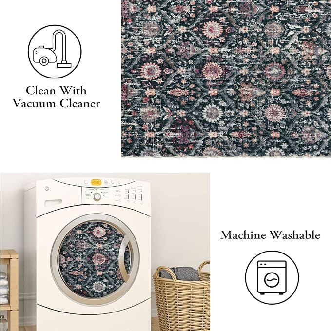 Lahome Moroccan Trellis Kitchen Runner, 2x5 Rug Runners - Image 4