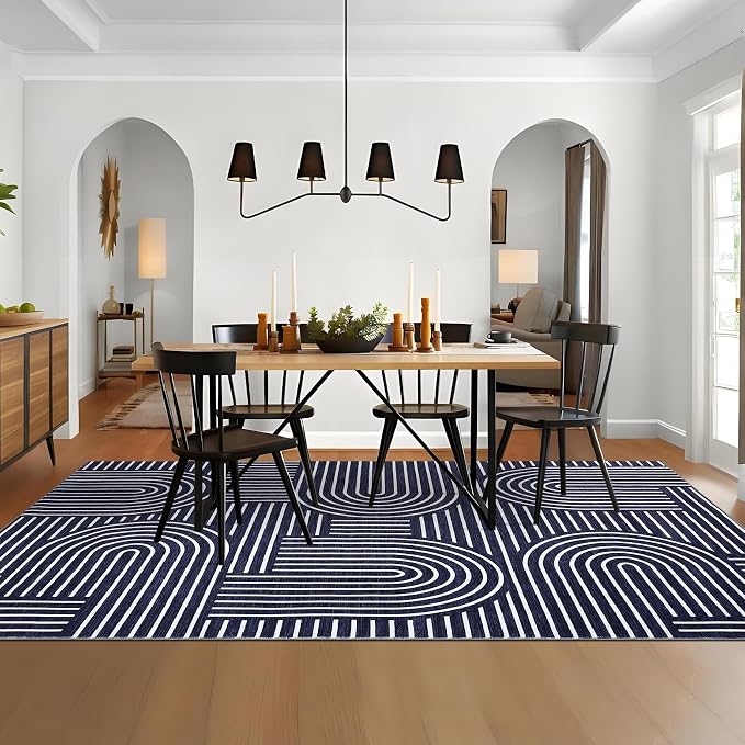 ROYHOME Washable Rug 4x6 Area Rugs - Image 3