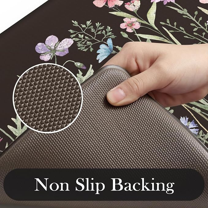 KIMODE Kitchen Mats Cushioned Anti Fatigue, Non Slip Waterproof Kitchen Floor - Image 4