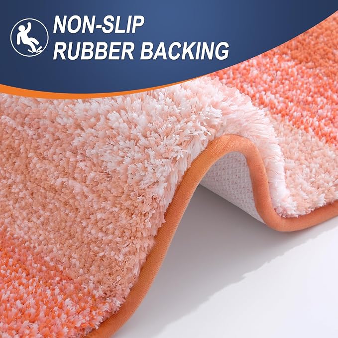 OLANLY Bathroom Runner Rugs Mat 59x20, Extra Soft Absorbent Microfiber Bath Rugs - Image 5
