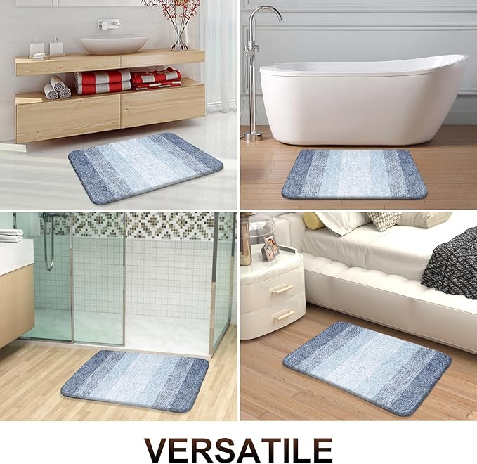 OLANLY Bathroom Runner Rugs Mat 47x20, Extra Soft Absorbent Microfiber Bath Rugs - Image 6