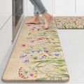 KIMODE Anti Fatigue Kitchen Mat, Farmhouse Kitchen Floor Mats Non-Slip Cushioned by StayinComfortCookwithJoy