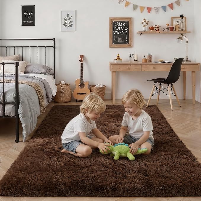 6x9 Area Rugs for Living Room Bedroom: Ultra Soft Fluffy Shag Rug Upgrade - Image 7