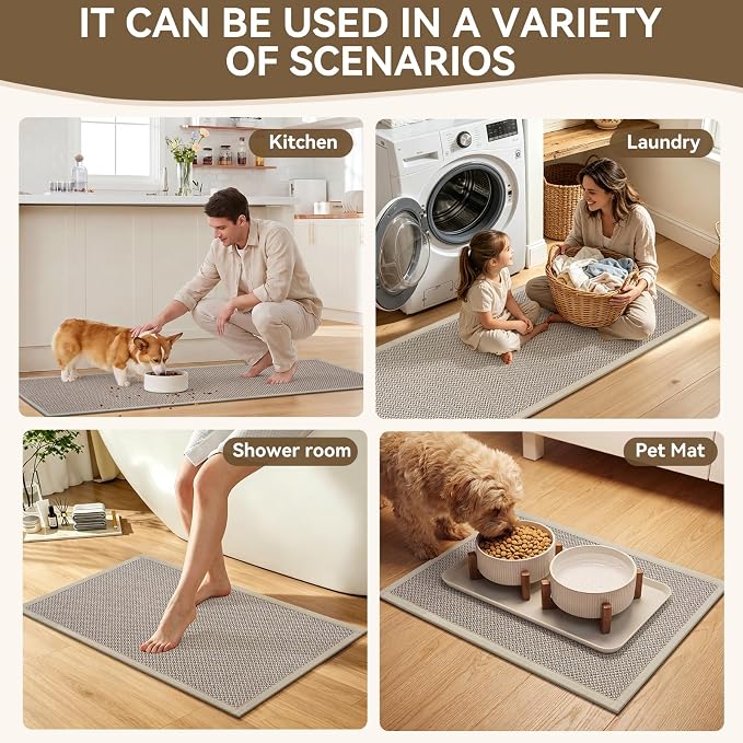 Kitchen Rugs Non-Slip and Washable, Kitchen Mats - Image 7