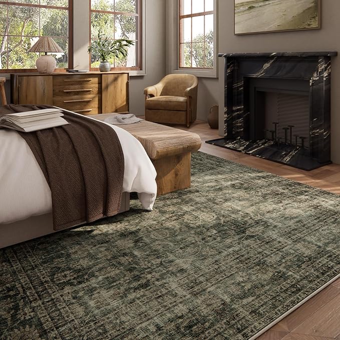 10x12 Area Rugs for Living room: Large Washable Rugs Stain Resistant Non Slip - Image 5