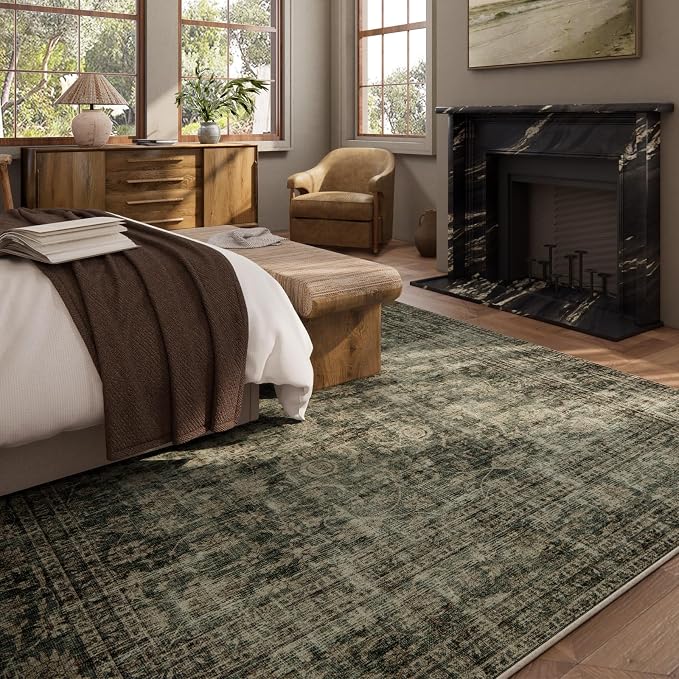 Washable Living Room Area Rug: 9x12 Rugs - Image 3