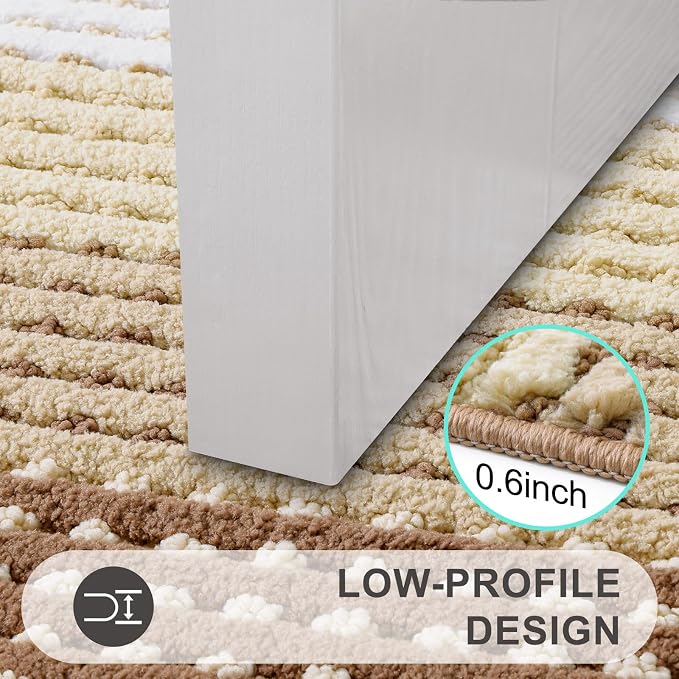Kitinjoy Indoor Outdoor Door Mat, 30x17 Non-Slip Absorbent Dirt Trapper - Image 4