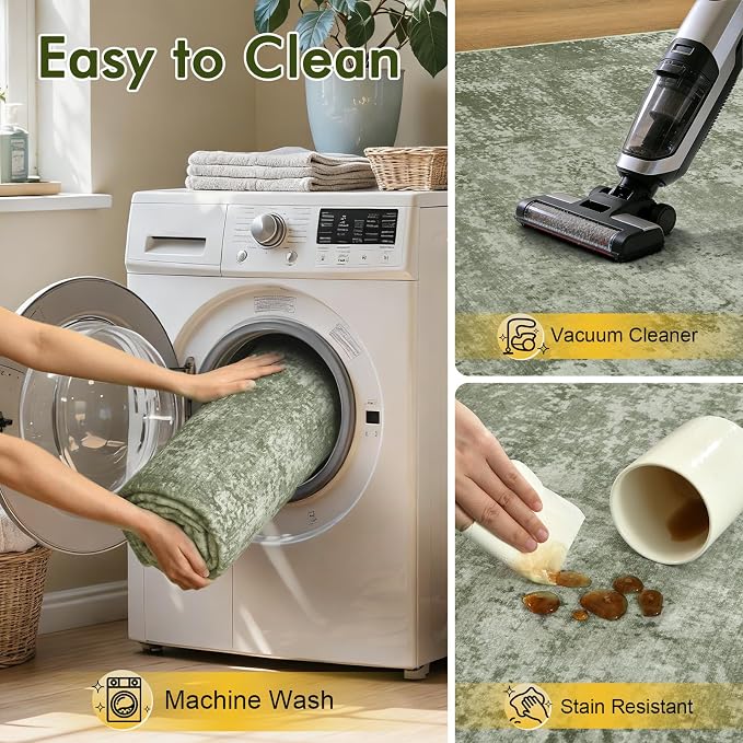 9x12 Ft Extra Large Washable Area Rugs - Image 7