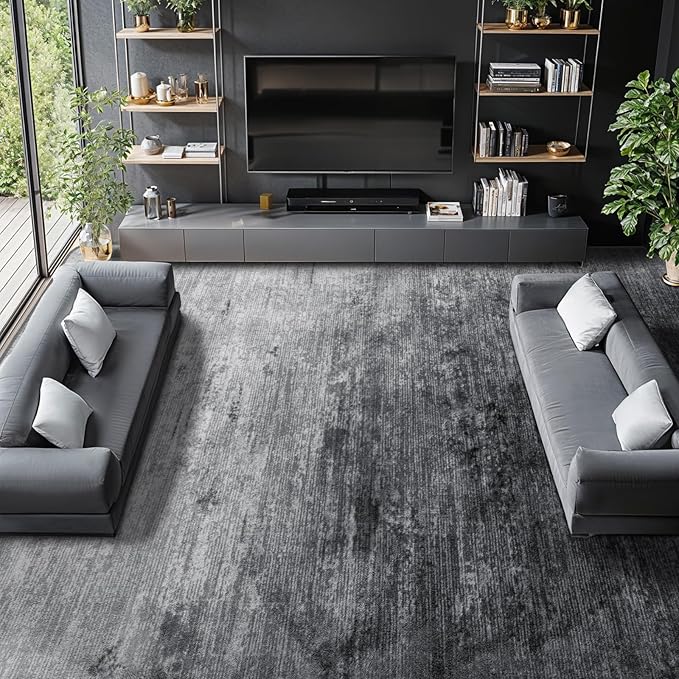 LIANLAM Washable Rug 8x10 Area Rugs by LIANLAM