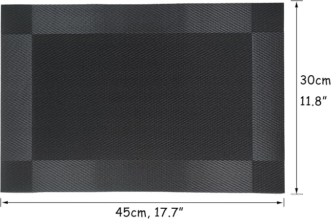 Table Placemats Dining Table Place Mats Set of 4 Heat Resistant Insulation - Image 5