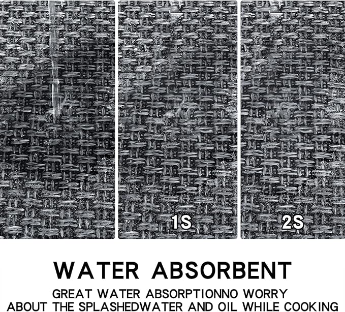 SUMLANS Fan Shaped Kitchen Mat 1 PCS, Cushioned Non Slip Rugs - Image 5