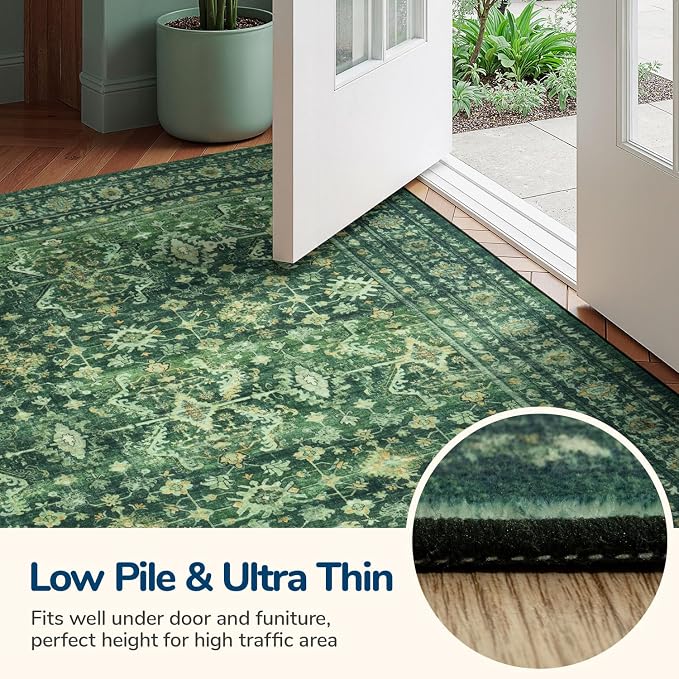 Lessymo 5x8 Washable Area Rug - Image 7