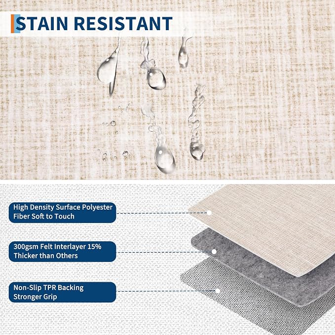 GarveeHome Modern Bordered 8x10 Area Rugs - Image 7