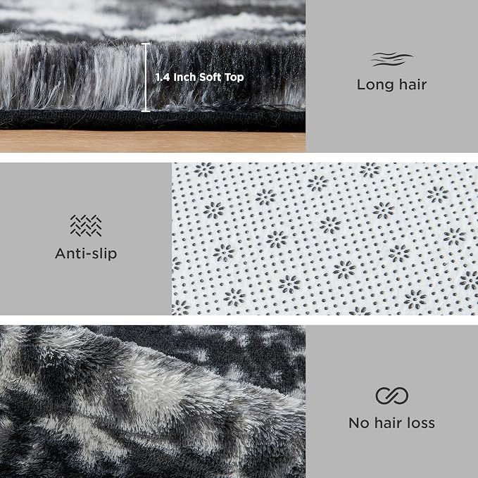 Litanika 6x9 Fluffy Shag Faux Fur Area Rug - Image 6