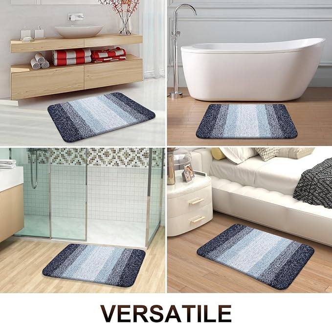 OLANLY Large Bathroom Rugs Mat 45x27, Extra Soft Absorbent Microfiber Bath Rugs - Image 7