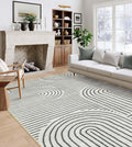Lahome Abstract 8x10 Area Rugs for Living Room Bedroom, SoftWashable Rugs 8x10 by Lahome