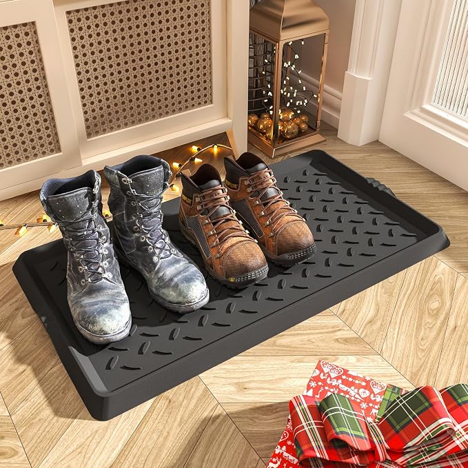 SUPENUIN Boot-Tray Heavy Duty Rubber Mat by Tchdio