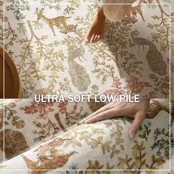 Washable Living Room Area Rug: 8x10 Rugs - Image 5