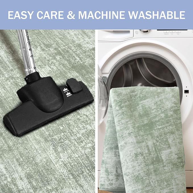 IOHOUZE Abstract Runner Rug 3x7 Ft Washable Runners - Image 5