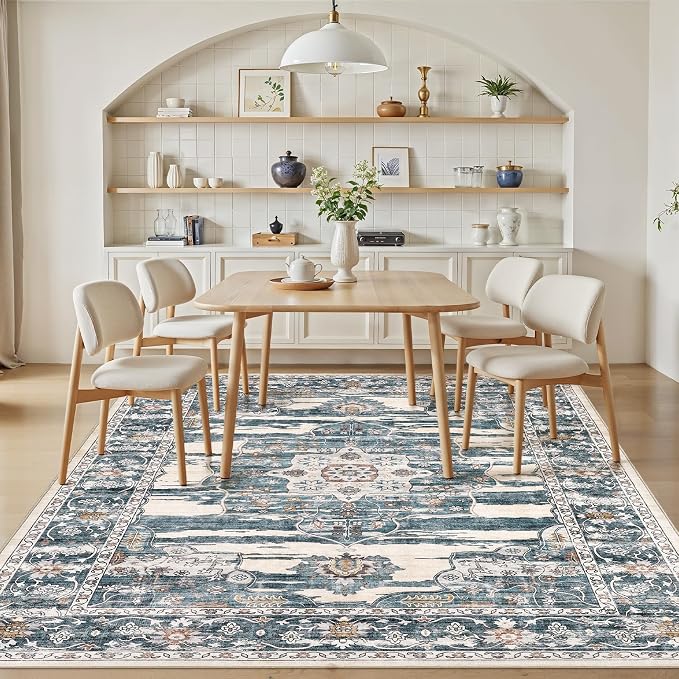 Washable 7x9 Area Rug for Living Room - Image 7