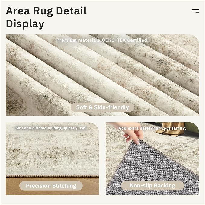 Soalmost Washable Runner Rug - Image 6