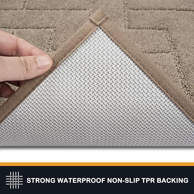 PURRUGS Dirt Trapping Door Mat 34" x 59", Non-Slip Machine Washable Entry Rug - Image 4