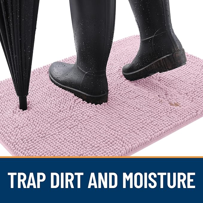 OLANLY Dog Door Mat for Muddy Paws 47x32, Absorbs Moisture and Dirt, Absorbent - Image 2