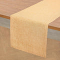 Solino Home 100% Pure Linen Table Runner Golden Nugget, Athena 14 x 90 in | by SolinoHome