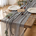 Dusty Blue Cheesecloth Table Runner 120 Inches by KEKETOARRANGE