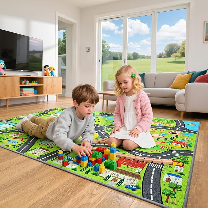 Community Helpers Play Rug – Educational Kids Carpets - Image 8