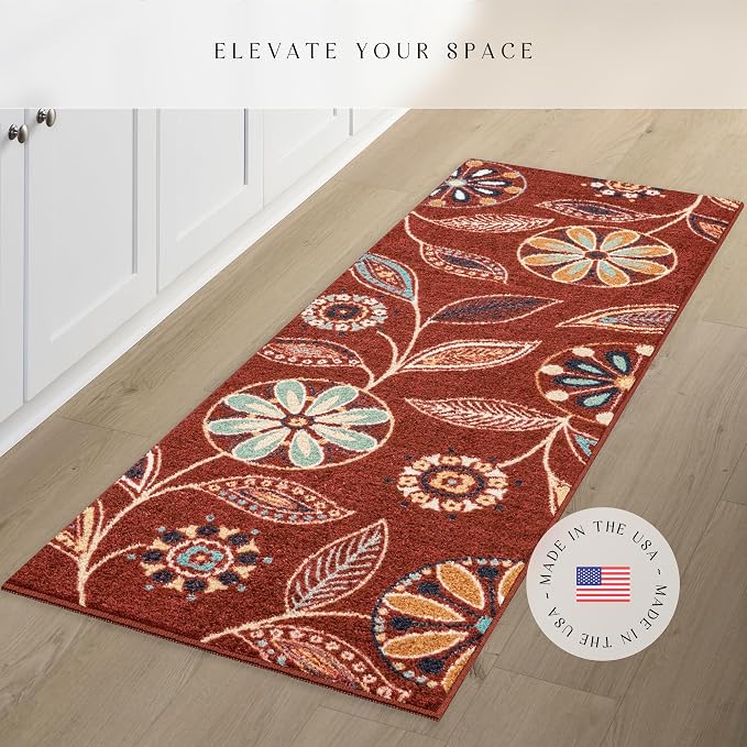 Maples Rugs Reggie Floral Runner Rug - Image 3