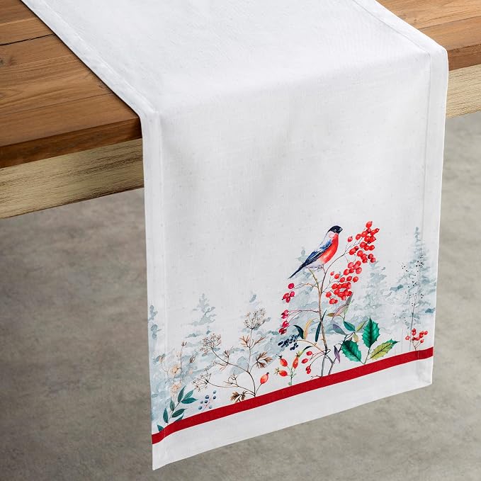 Maison d' Hermine Table Runner 100% Cotton 14.50" x 48" | Table Runners 48 - Image 9