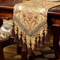 Extra Luxury Velvet Blue Table Runner 120 Inches Long by NYSMXF