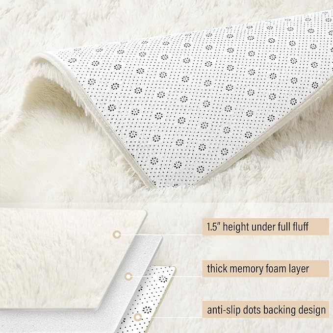 BENRON Soft Runner Rugs for Bedroom 2x10, Washable Long Runners for Hallway - Image 4