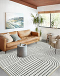 Lahome Abstract Washable 6x9 Rug, Soft Bedroom Rug by Lahome