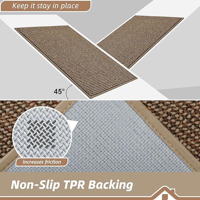 BEQHAUSE Kitchen Runner Rugs 20"x48", Non-Slip Kitchen Mats - Image 4