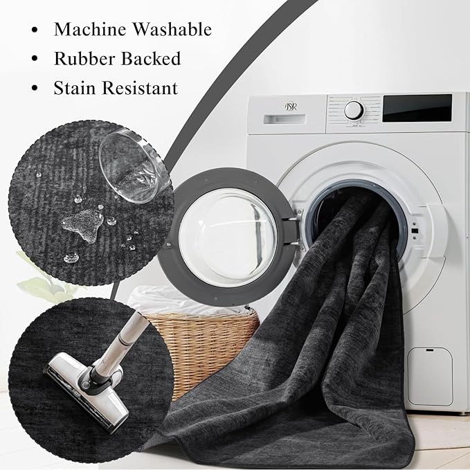 LIANLAM Washable Rug 9x12 Area Rugs - Image 5