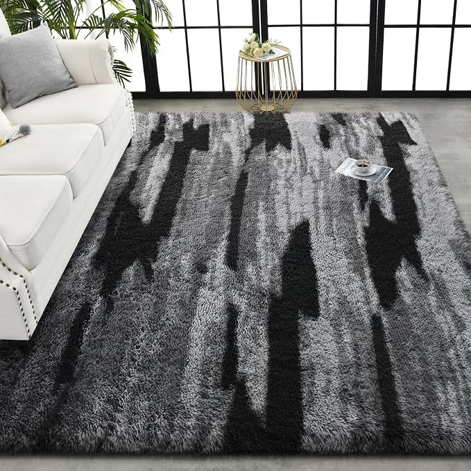 TWINNIS Super Soft Shaggy Rugs Fluffy Carpets, 5x8 Feet, Indoor Modern Plush - Image 8