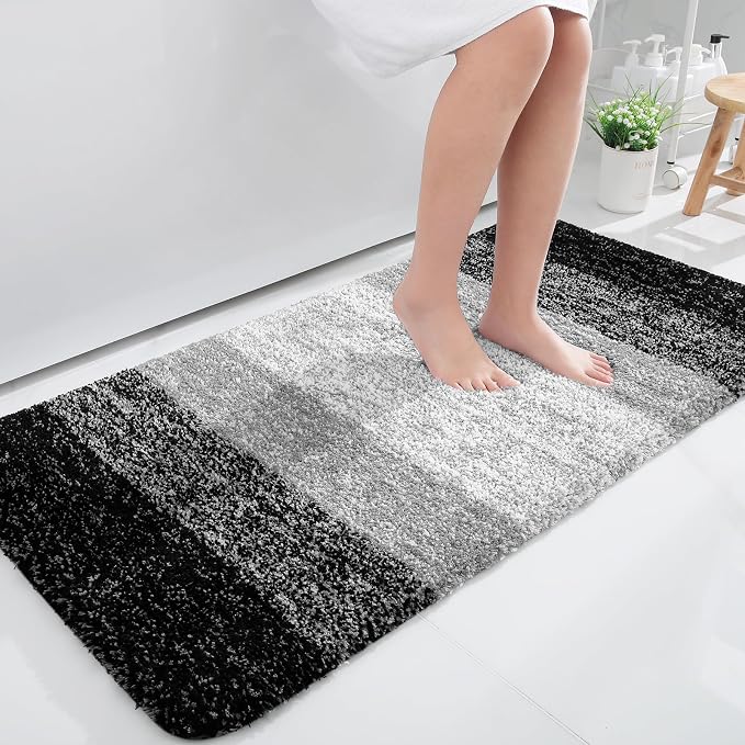 OLANLY Large Bathroom Rugs Mat 40x24, Extra Soft Absorbent Microfiber Bath Rugs by OLANLY