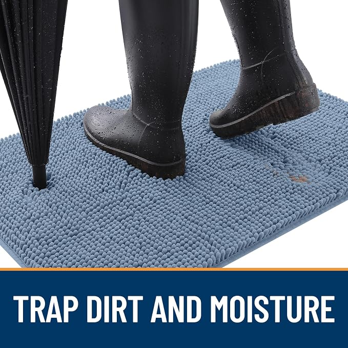 OLANLY Dog Door Mat for Muddy Paws 36x24, Absorbs Moisture and Dirt, Absorbent - Image 2