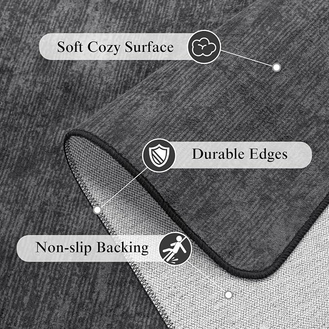 LIANLAM Washable Rug 4x6 Area Rugs - Image 9