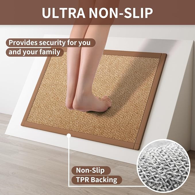 YDKGL Kitchen Mats for Floor, Rubber Backing Kitchen Rugs Non Slip Washable - Image 3