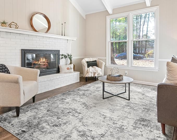UERMEI 9x12 Area Rug Living Room Rugs - Image 4