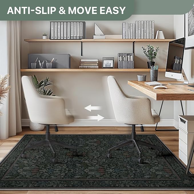 36"x48" Office Chair Mat for Hardwood Tile Floor, Under Desk Carpet Protector - Image 4