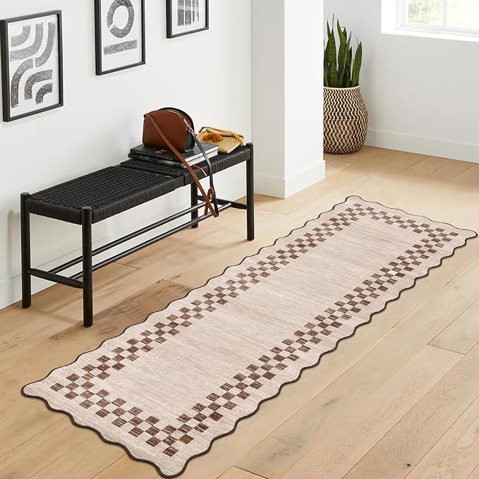 Rug Runners for Hallways 2x8 Washable Kitchen Runner Rug Non Slip Low Pile by GarveeHome