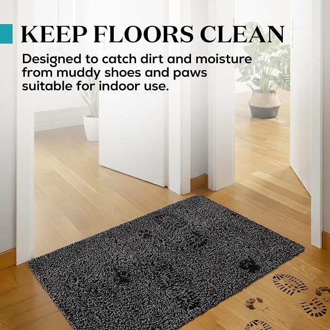 Premium Microfiber Indoor Door Mat – 24"x36" Washable Entry Mat, Waterproof - Image 3
